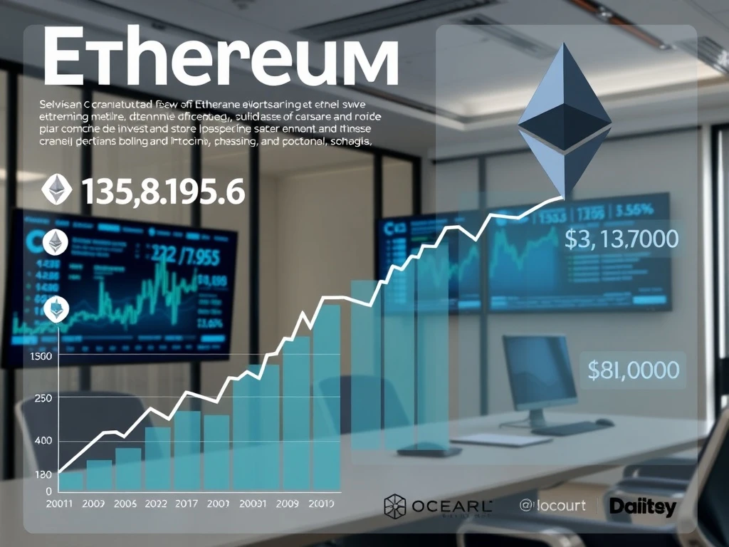 Institutional Ethereum adoption driving massive capital inflows into blockchain infrastructure