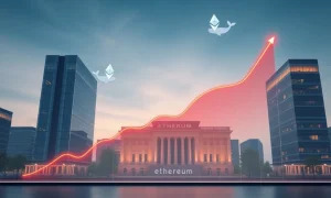 Ethereum institutional demand driving cryptocurrency market transformation with charts and investment growth