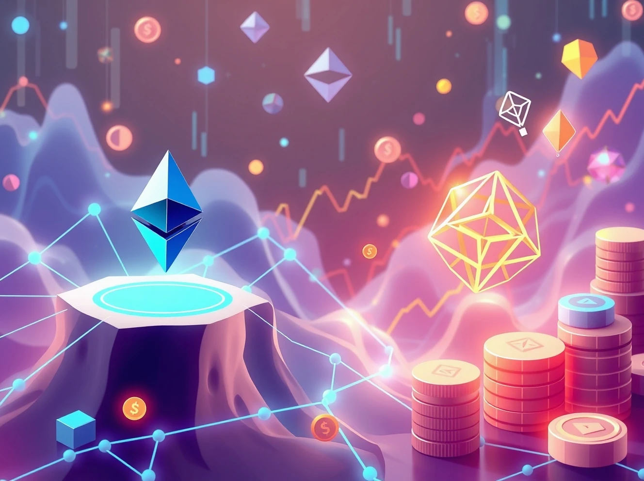 Ethereum Layer 2 scaling solution outperforming stagnant Cardano blockchain with investment growth indicators