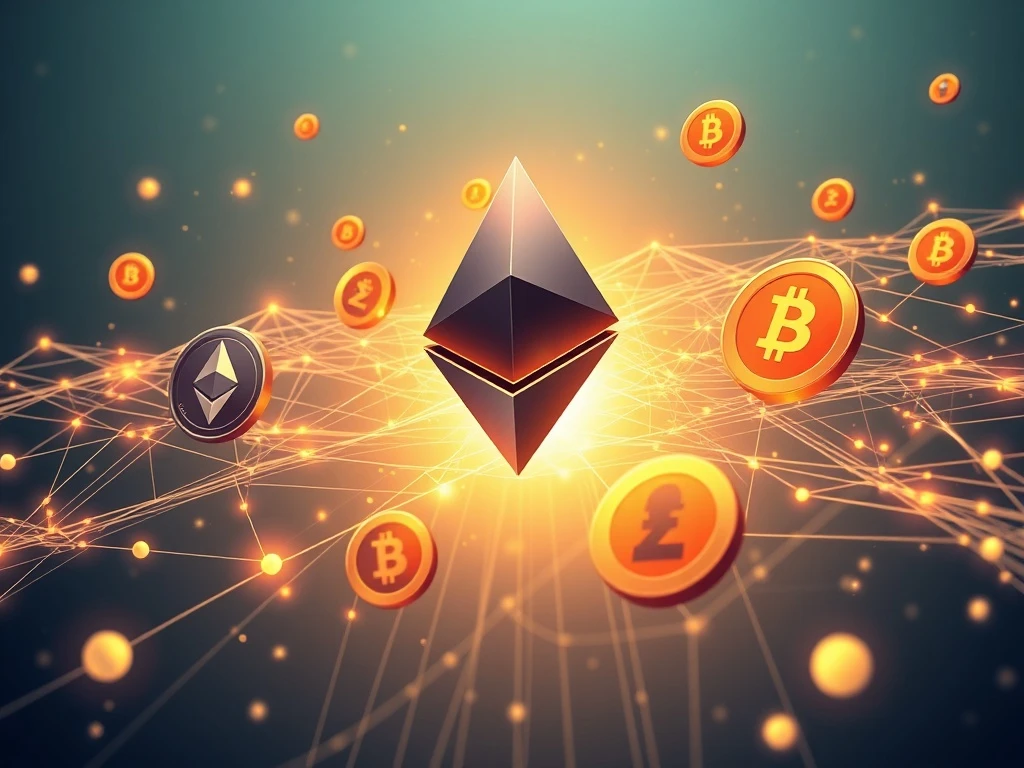 Ethereum Layer 2 infrastructure powering meme coin revolution with fast transactions and blockchain innovation