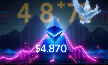 A chart showing Ethereum's price breaking new all-time highs, reflecting strong market demand and positive sentiment for Ethereum.