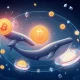 Ethereum news coverage showing whale trading activity between Bitcoin and Ethereum with altcoin season indicators