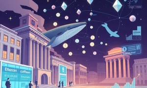 Ethereum ownership transformation showing institutional investors and whales dominating blockchain ecosystem