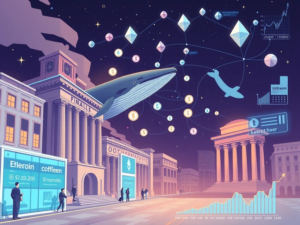 Ethereum ownership transformation showing institutional investors and whales dominating blockchain ecosystem