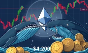 Ethereum price stability battle between institutional investors and whale sell-offs