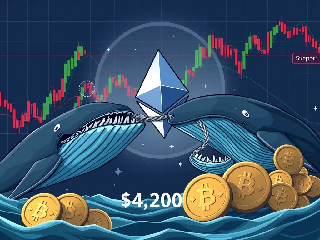 Ethereum price stability battle between institutional investors and whale sell-offs