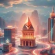 Ethereum price prediction showing blockchain technology transforming traditional financial infrastructure with digital assets