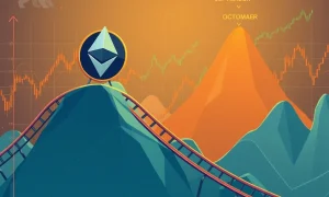 Ethereum price prediction showing September decline and October surge pattern