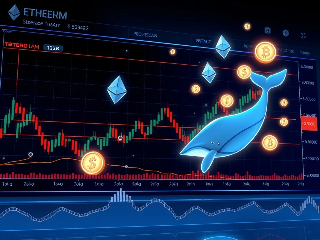 Ethereum price analysis showing critical resistance levels and whale accumulation patterns in cryptocurrency market
