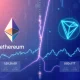 Ethereum USDT dominance chart showing supply growth surpassing Tron network