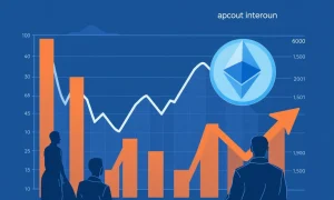 Ethereum revenue analysis showing price growth versus declining network income metrics