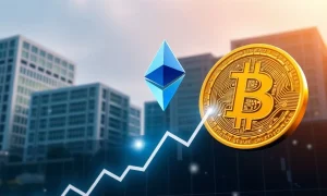 Ethereum rise above Bitcoin showing institutional investment shift and regulatory impact on cryptocurrency markets