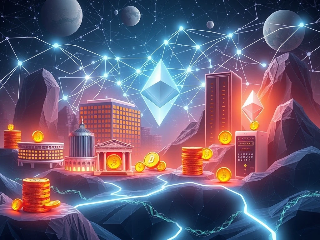 Ethereum blockchain transforming real-world assets through RWA tokenization into digital financial instruments