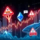 Ethereum short liquidation risk analysis showing price volatility and institutional movements