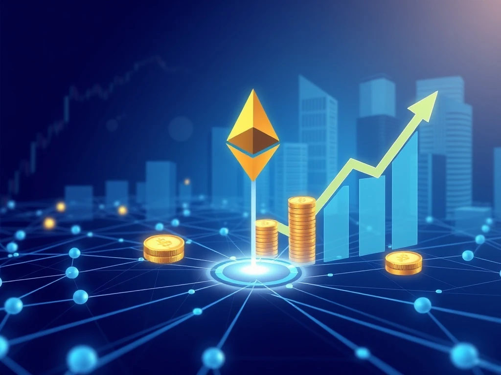 Ethereum stablecoin supply growth driving institutional DeFi adoption with blockchain infrastructure