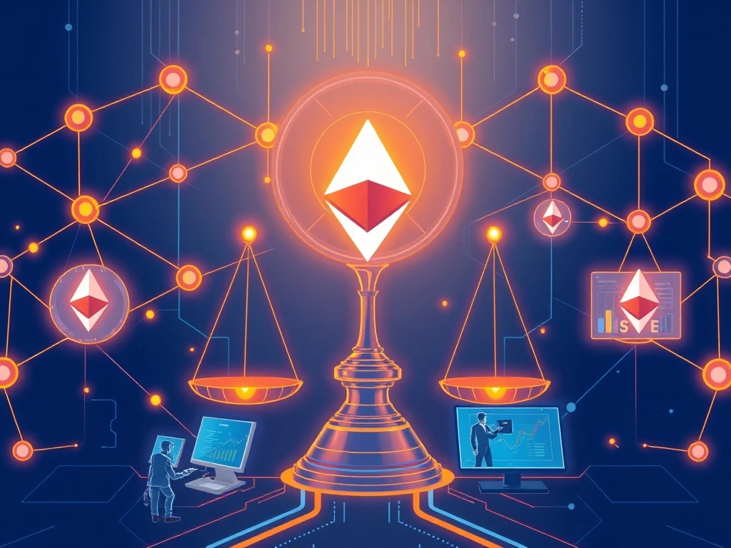 Ethereum staking network security balancing capital efficiency with institutional adoption in blockchain technology
