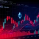 Ethereum technical analysis chart showing sharp price decline with key support levels breaking