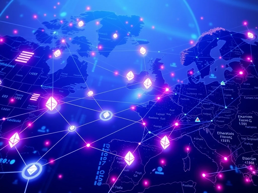 Ethereum tokenization connecting global financial systems through blockchain technology