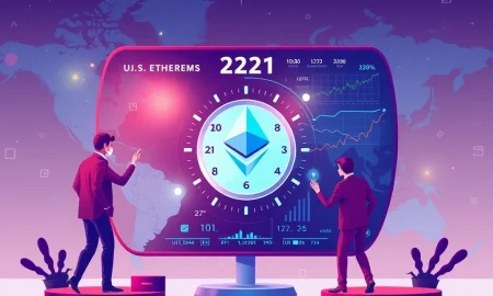 Global investors trading tokenized stocks through Ethereum blockchain platform 24/7