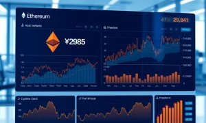 Successful Ethereum treasury strategy dashboard showing growing cryptocurrency investments and returns