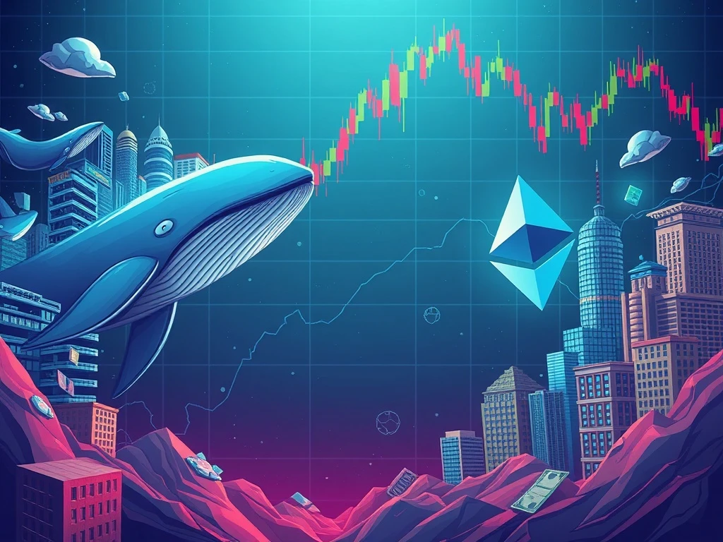 Ethereum whale activity analysis showing opposing market forces affecting cryptocurrency price