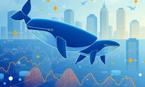 Ethereum whale activity analysis showing large holders impacting market volatility and stability