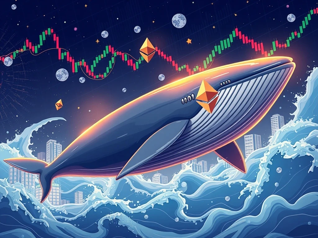 Ethereum whale activity influencing market volatility and liquidity through large transactions