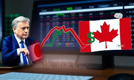 EUR/CAD forecast showing downward trend amid French political uncertainty versus Canadian stability