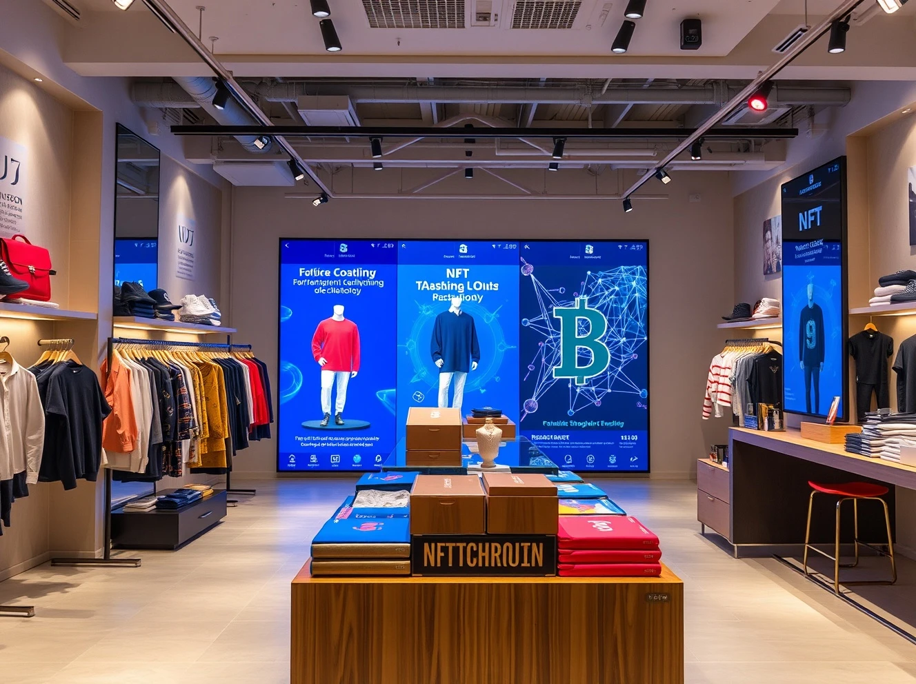 Fashion brand comeback using blockchain technology and digital innovation in retail transformation