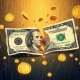Federal Reserve policy triggering dollar crisis and cryptocurrency market surge with blockchain technology