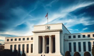 Federal Reserve building symbolizing crucial Fed rate cut decision affecting global markets