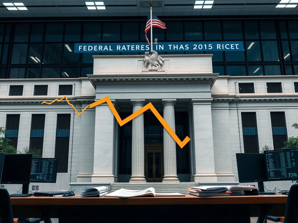 Federal Reserve officials discussing critical rate cut decision amid economic data analysis
