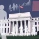 Federal Reserve building with ghost employment data affecting interest rate cut decision