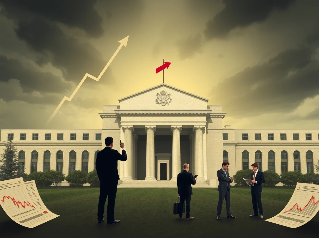 Federal Reserve interest rate cut analysis showing economic warning signs and market impact assessment
