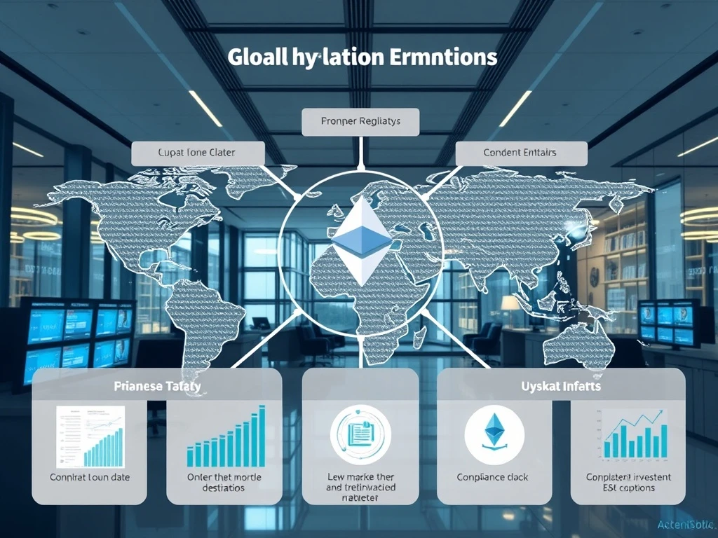 FETH regulatory compliance framework connecting global financial markets with Ethereum transparency