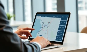 Free route planner demonstrating efficient field service routing with time savings visualization