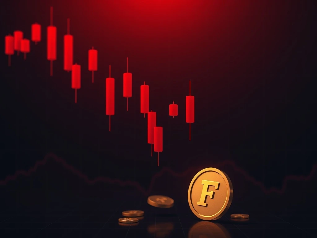 FTT token catastrophic market decline showing massive price drop and bearish indicators