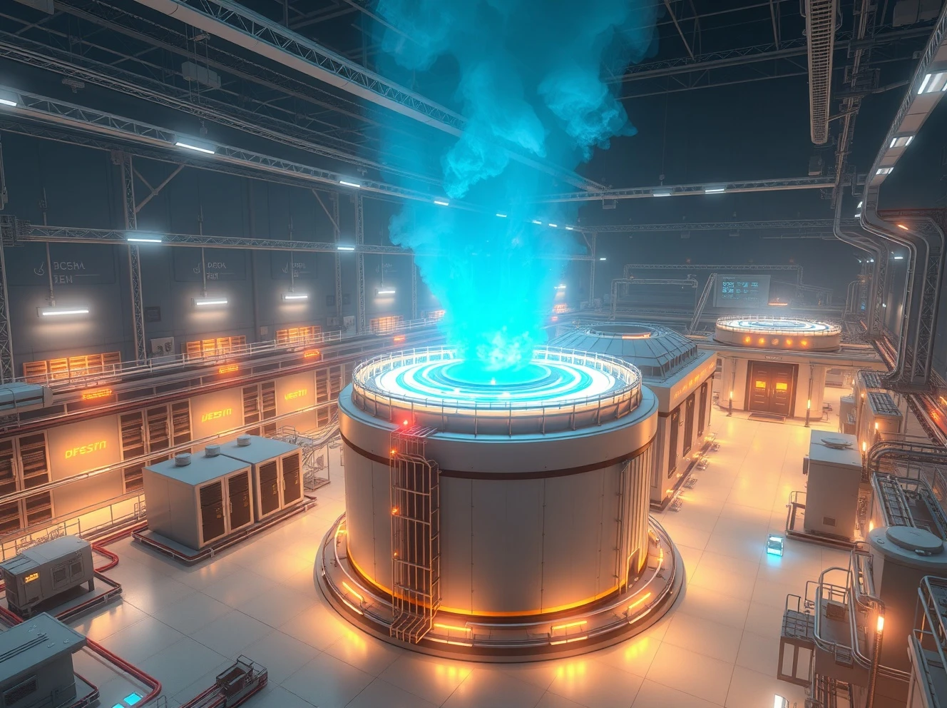 Advanced fusion reactor providing clean energy for data centers and sustainable power grid