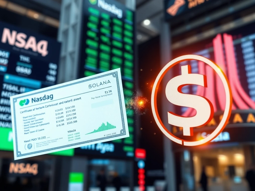 Galaxy Digital tokenized equity transformation from traditional stock to blockchain tokens on Solana network