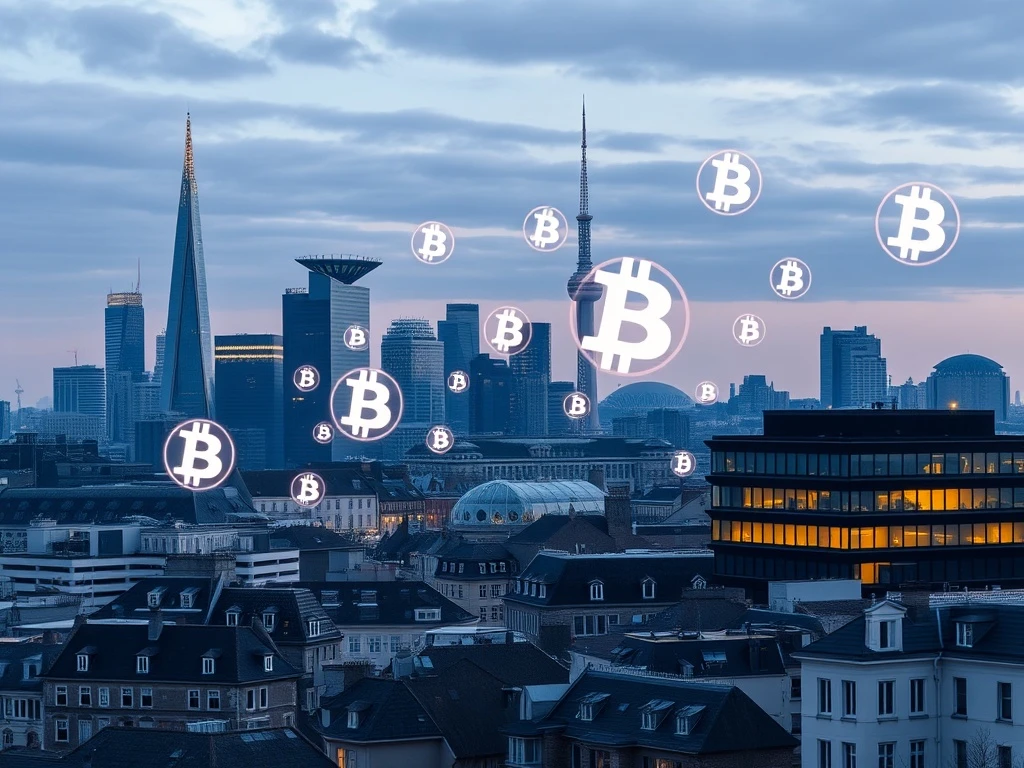 Gemini Europe expansion strategy showing crypto trading platform interface with European landmarks
