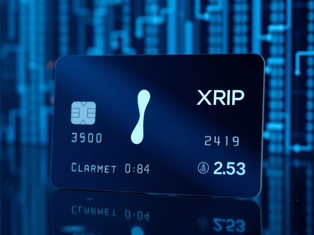Gemini XRP credit card showcasing cryptocurrency integration with traditional payment systems