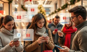 Generative AI Christmas shopping assistant helping consumers choose perfect gifts with personalized recommendations