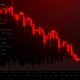 GLMR token catastrophic price collapse showing massive percentage drops in cryptocurrency market