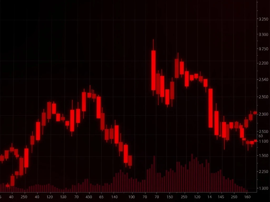 GMT cryptocurrency dramatic price collapse showing extreme market volatility and bearish trend
