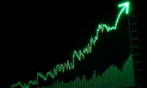 GNO cryptocurrency dramatic price surge chart showing 38% gain amid market volatility