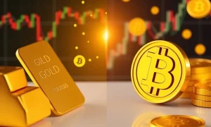 Gold and Bitcoin investment comparison showing complementary portfolio allocation strategies for 2025