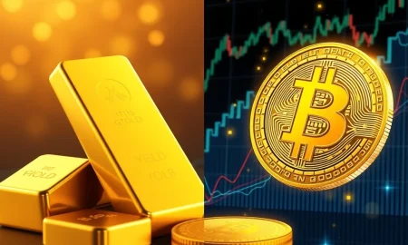 Gold and Bitcoin store-of-value assets performance comparison in macroeconomic landscape