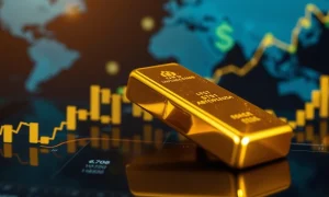 Historic gold price surge reaching $3,660 per ounce with market charts