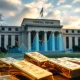 Gold price surge analysis with bullion and market charts showing record highs