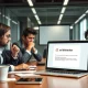 Google's controversial ad blocker decision causing employee frustration in corporate meeting